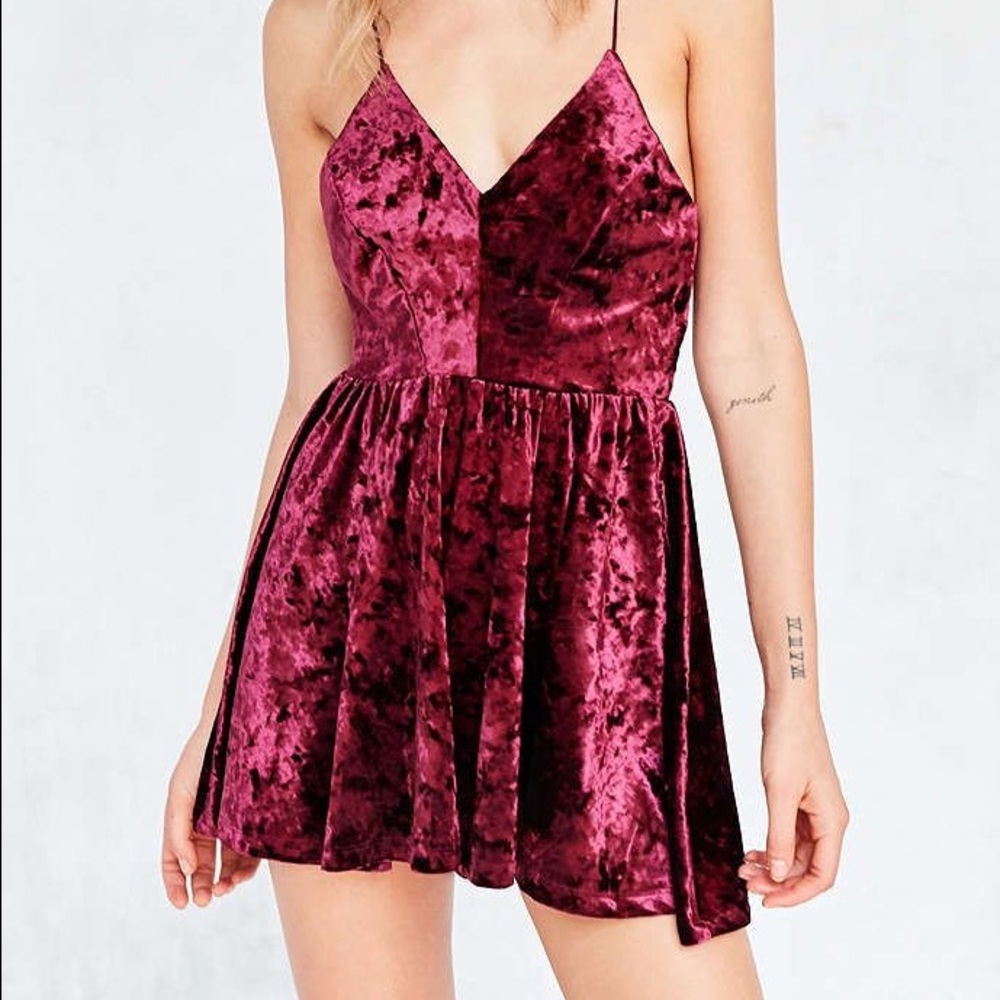 BNWT velvet romper