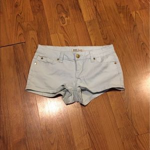 Mint Jean shorts