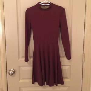 American Apparel Cut Out Backless Skater Dress - S