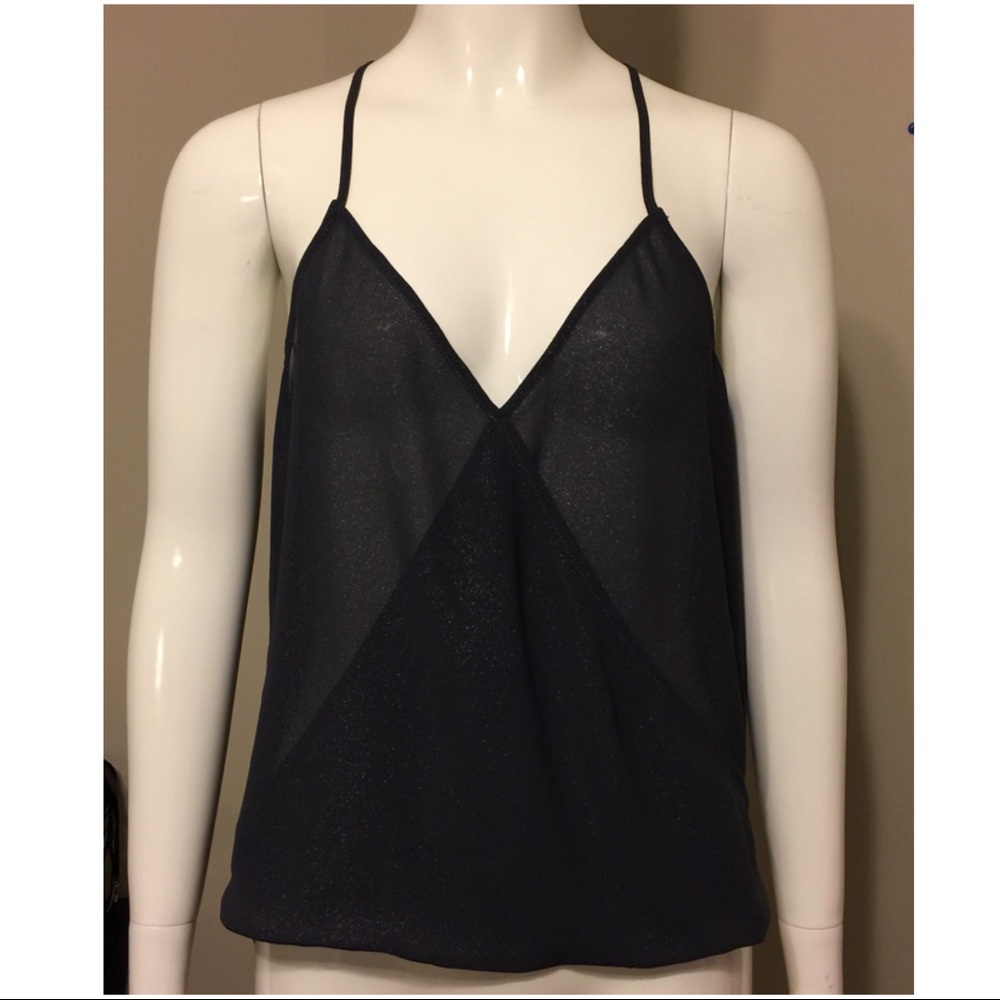 LILY WHITE Drape Cross Front Top. BNWT.