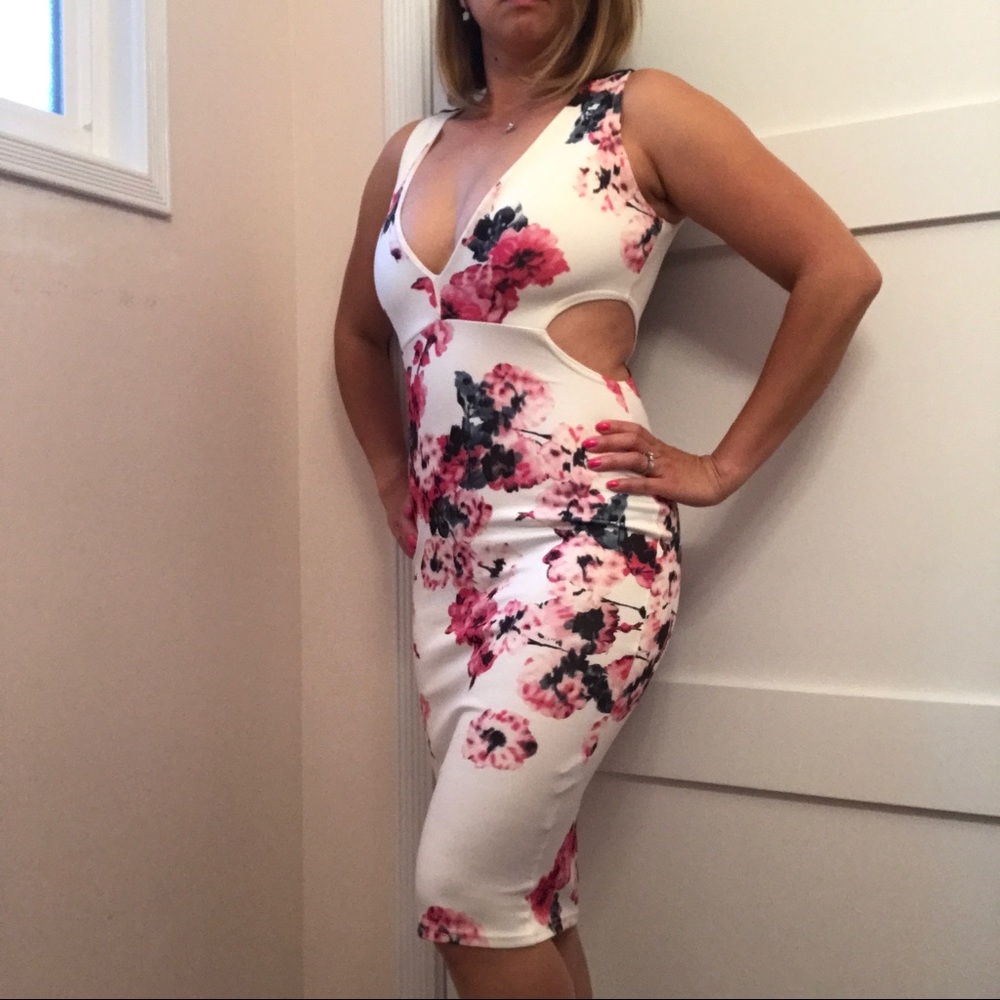 Boohoo Cut Out Dress