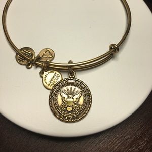 Alex and Ani Navy bracelet.