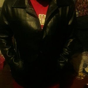 Leather jacket by Emporio Armani