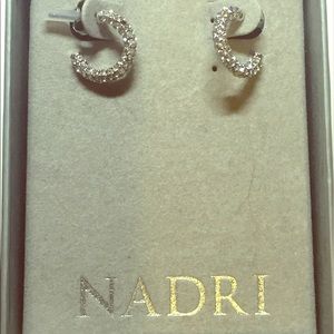 Brand New Nadri Cubic Ziconia Mini Hoops.