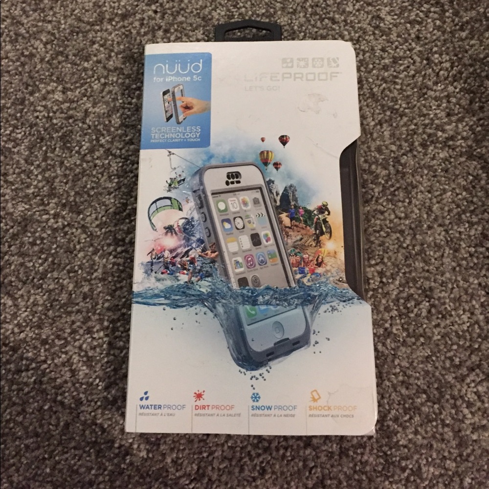 iPhone 5c life proof case. Never used.
