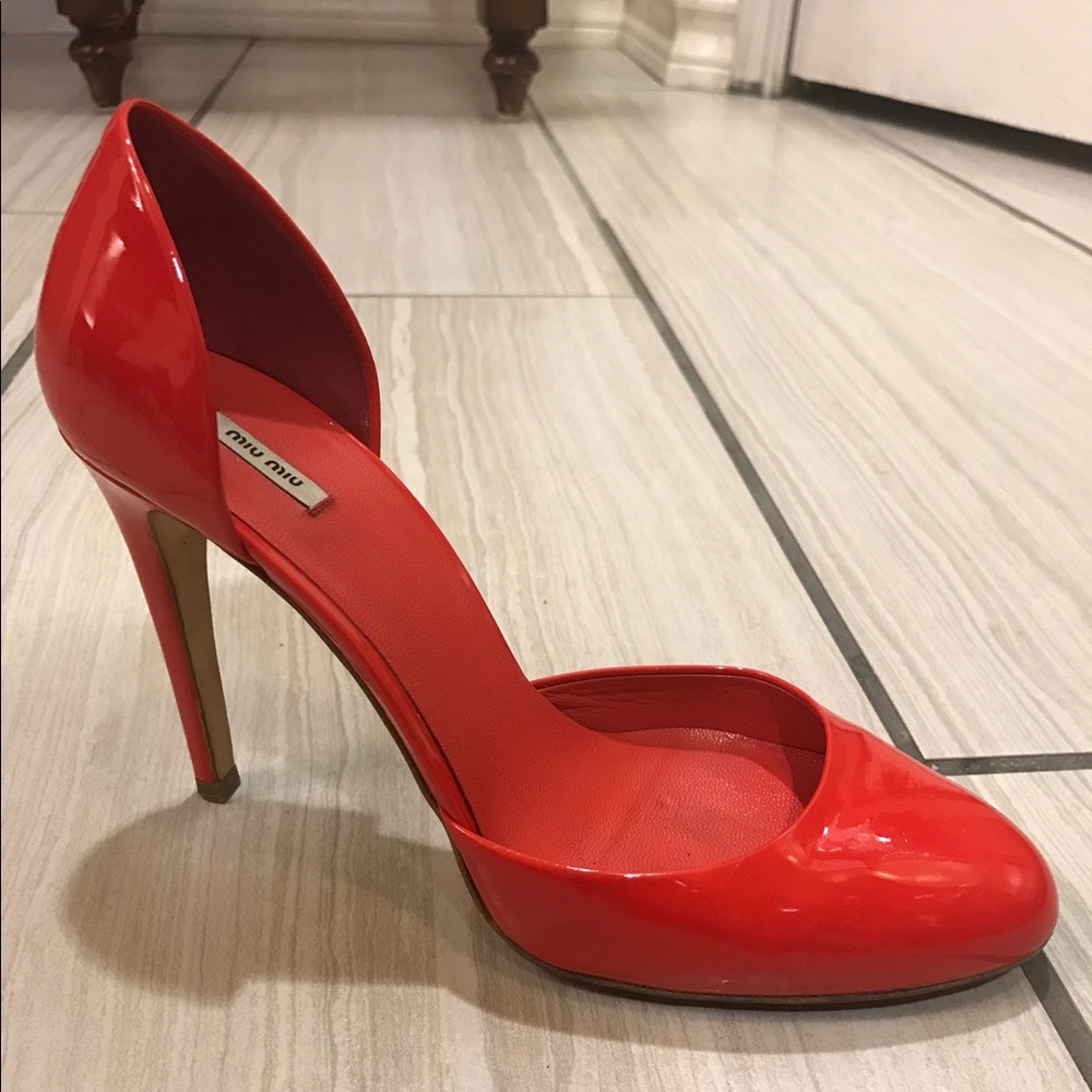 Miu Miu red pumps