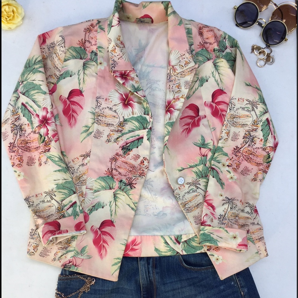 Women's Hawaiian Lady Couture floral jacket