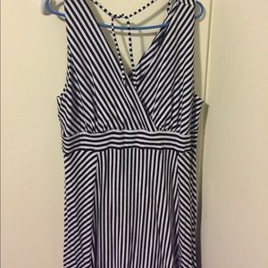 Summer stripped maxi dress