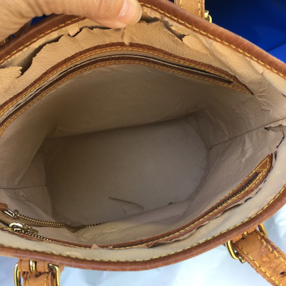 💯AUTH VINTAGE LOUIS VUITTON MONOGRAM BUCKET PM - Picture 5 of 8