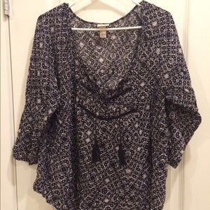 Mossimo tassel blouse