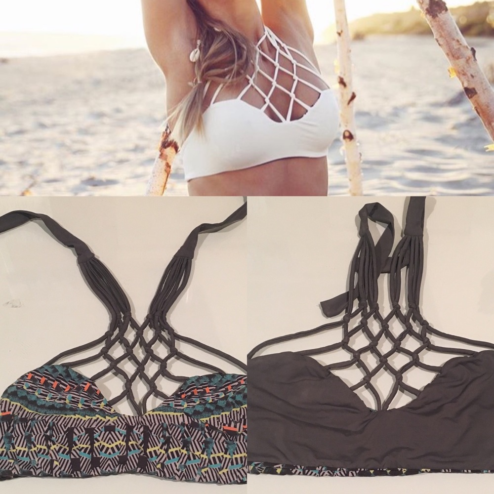 San Lorenzo reversible halter bathing suit