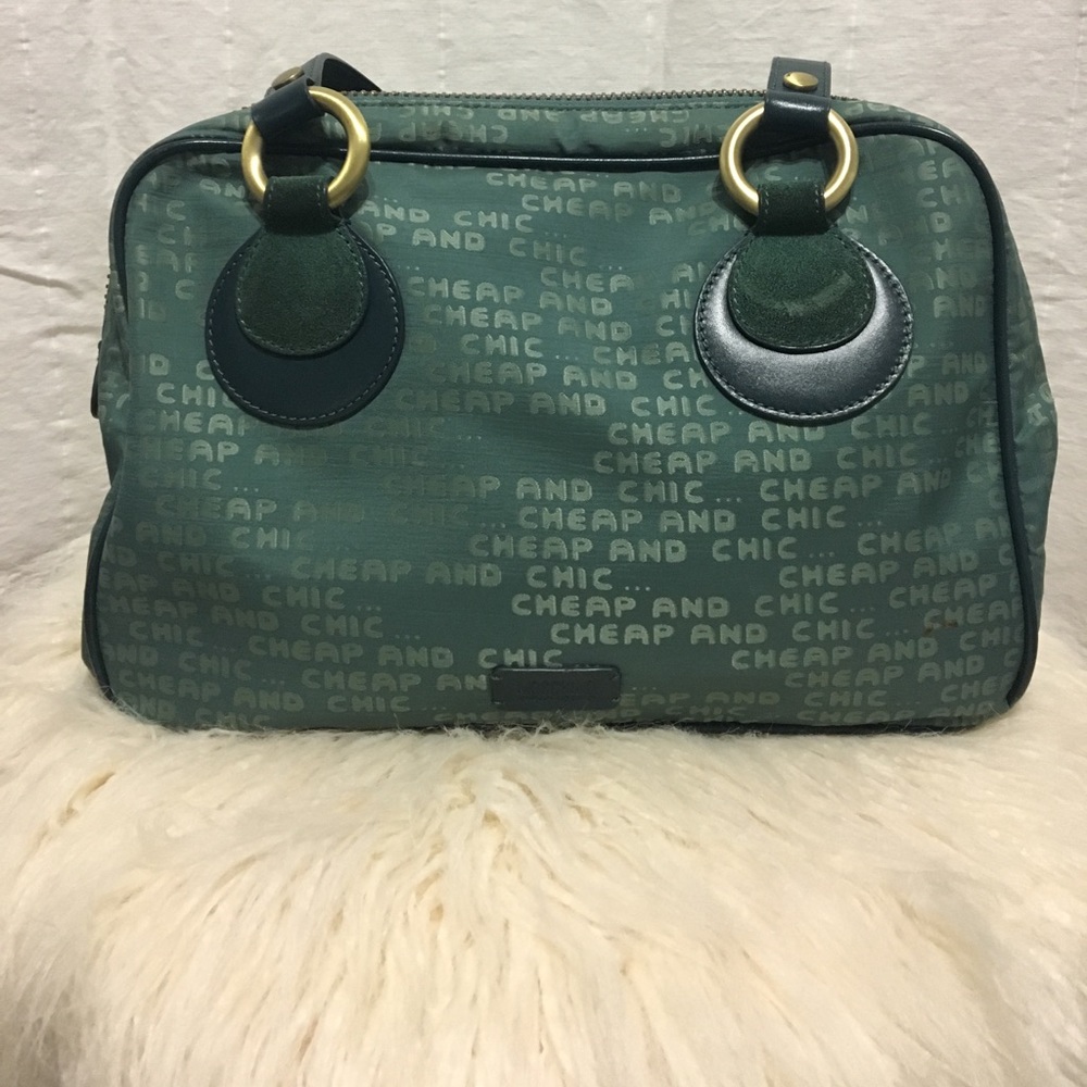 Moschino Teal Bag