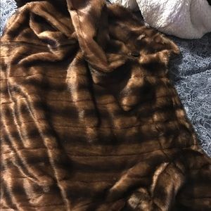 Faux fur coat