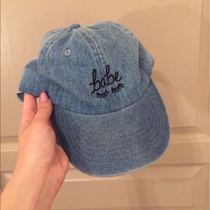 Urban Outfitters 'babe denim hat'