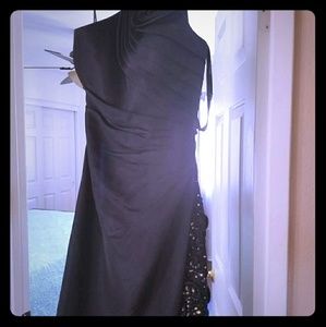 Black cocktail dress