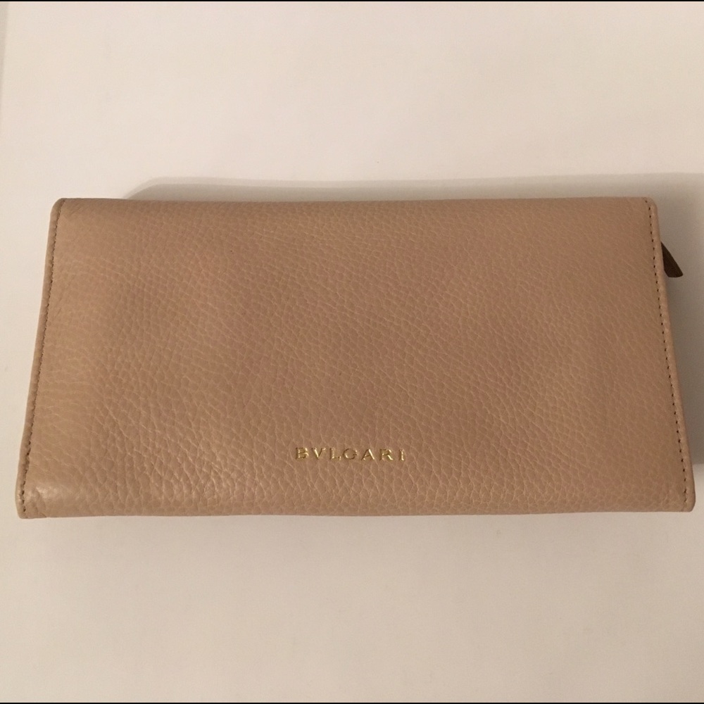 ❌SOLD❌BVLGARI 💯Authentic Grained Leather Wallet - Picture 6 of 8