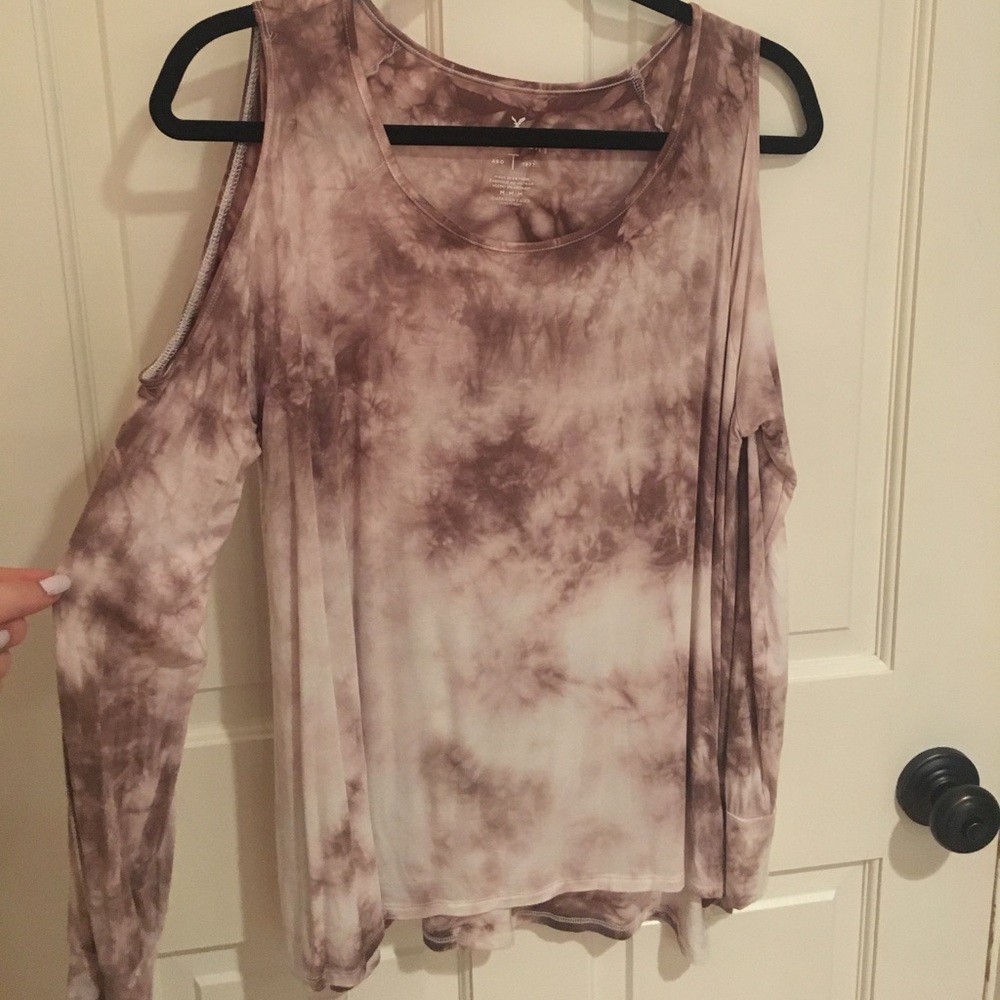 Long sleeve with cut off shoulders!