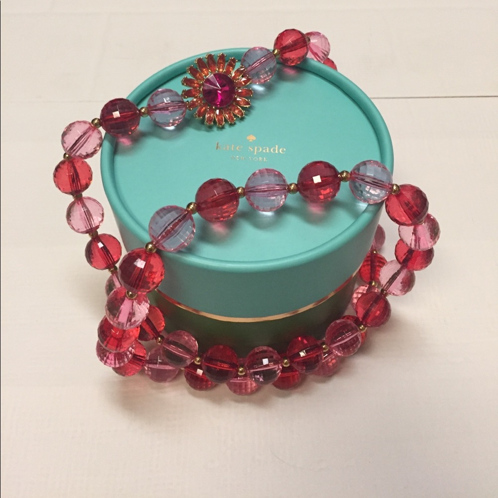 Kate Spade Bead and floral necklace