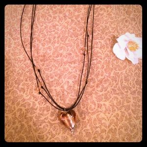 Crystal heart necklace