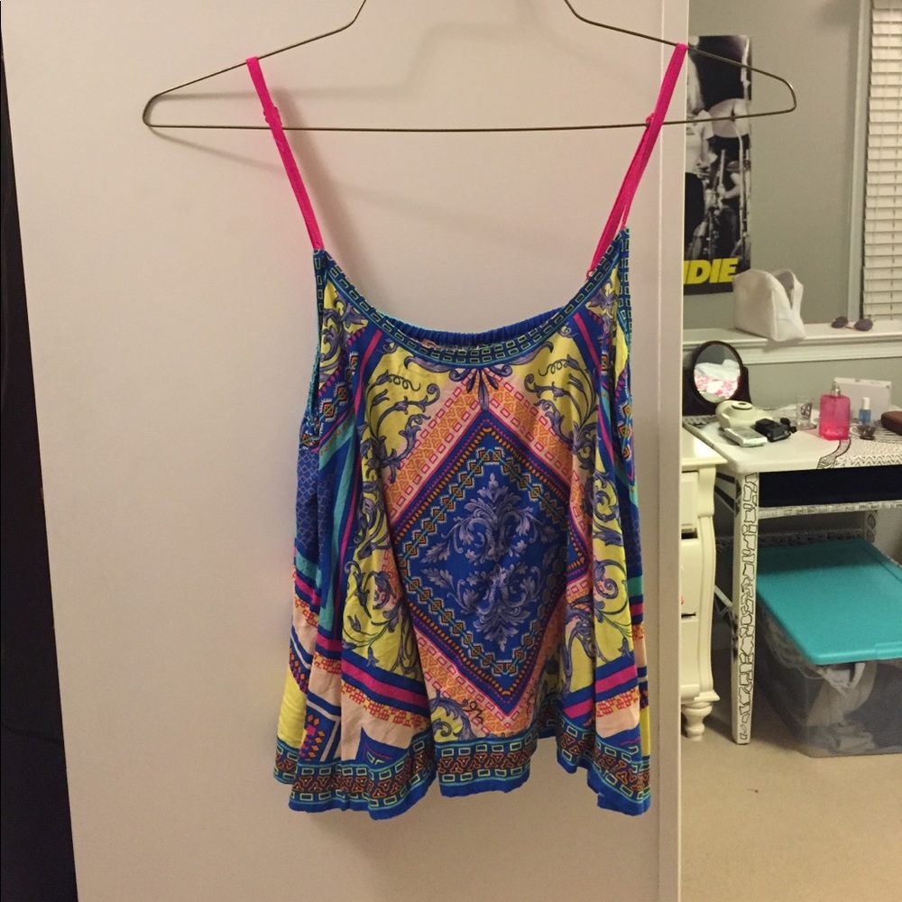 Aztec design tank top
