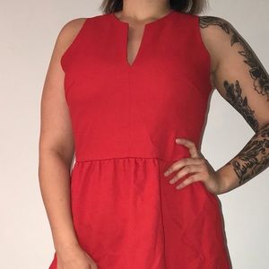 Frill Clothing Red Dress