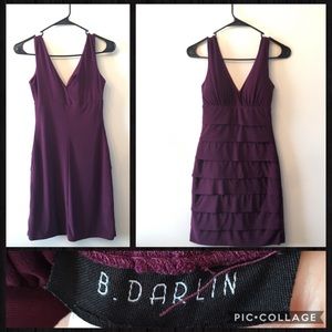 Purple Bodycon Style Bandage Dress