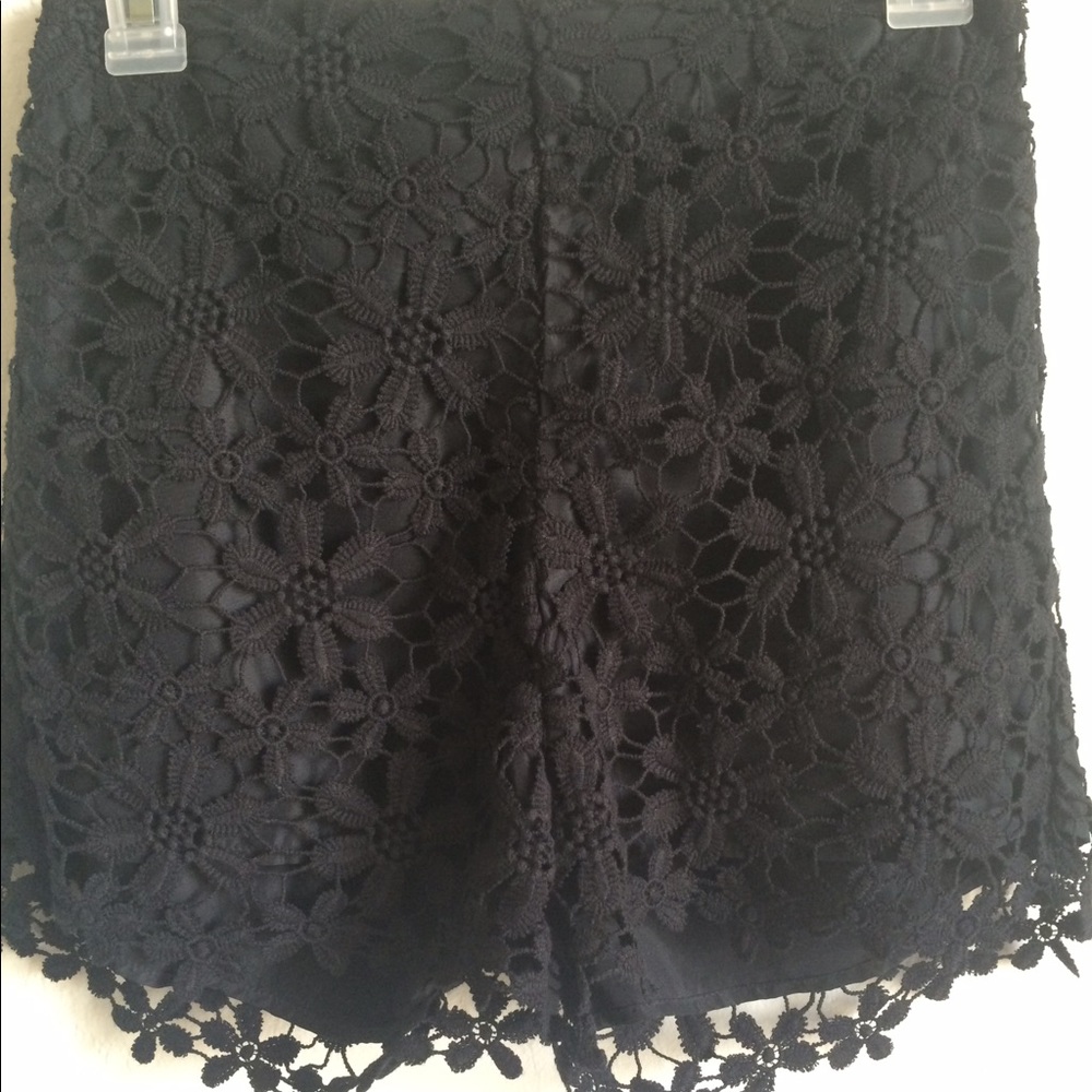 Hollister high waisted black crochet coachella
