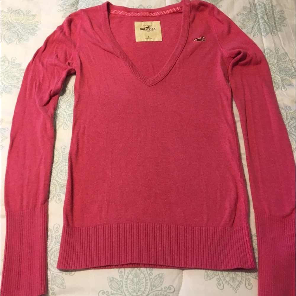 Pink Hollister sweater