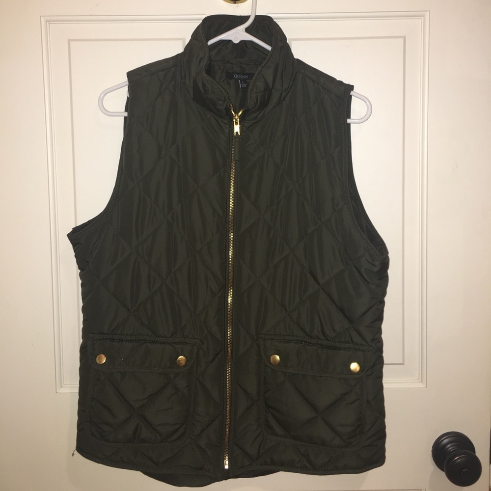 Silky green vest!