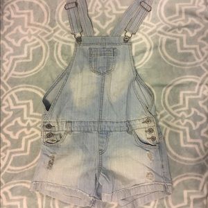 Distressed Overalls