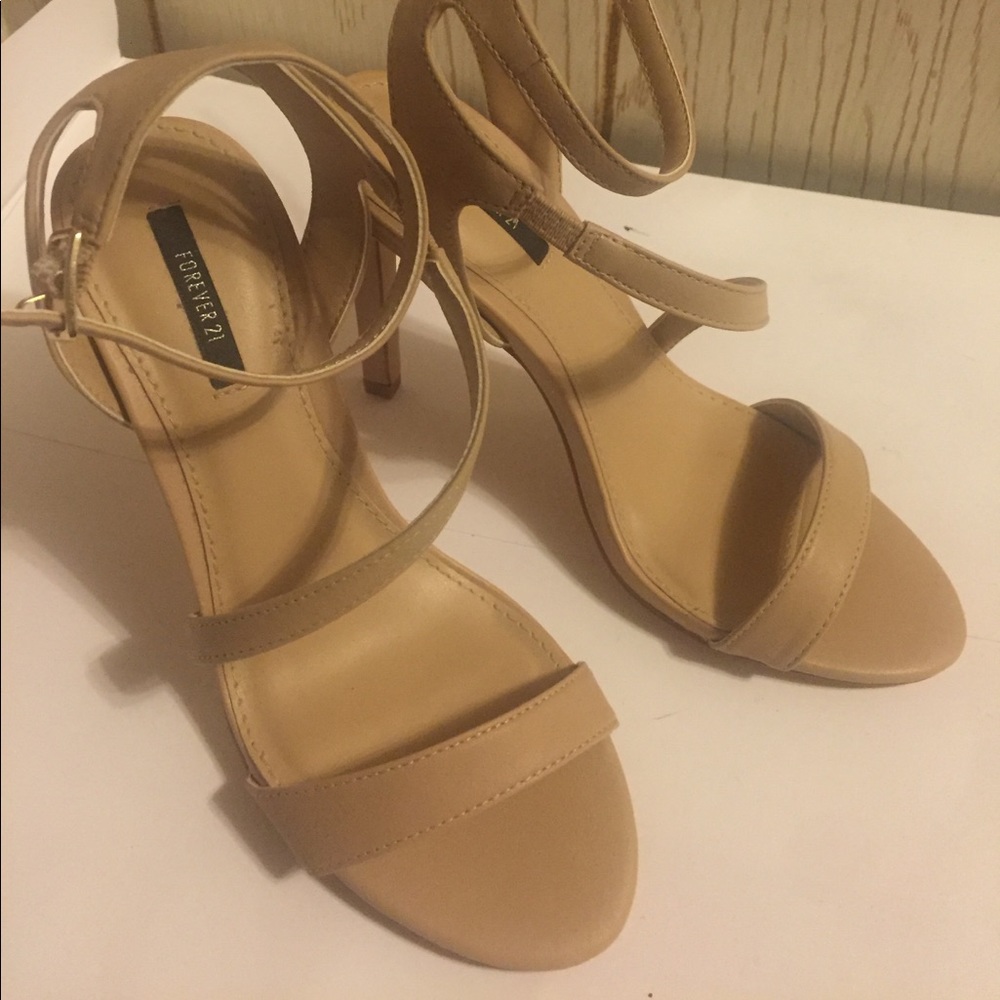 Nude Strappy Heels