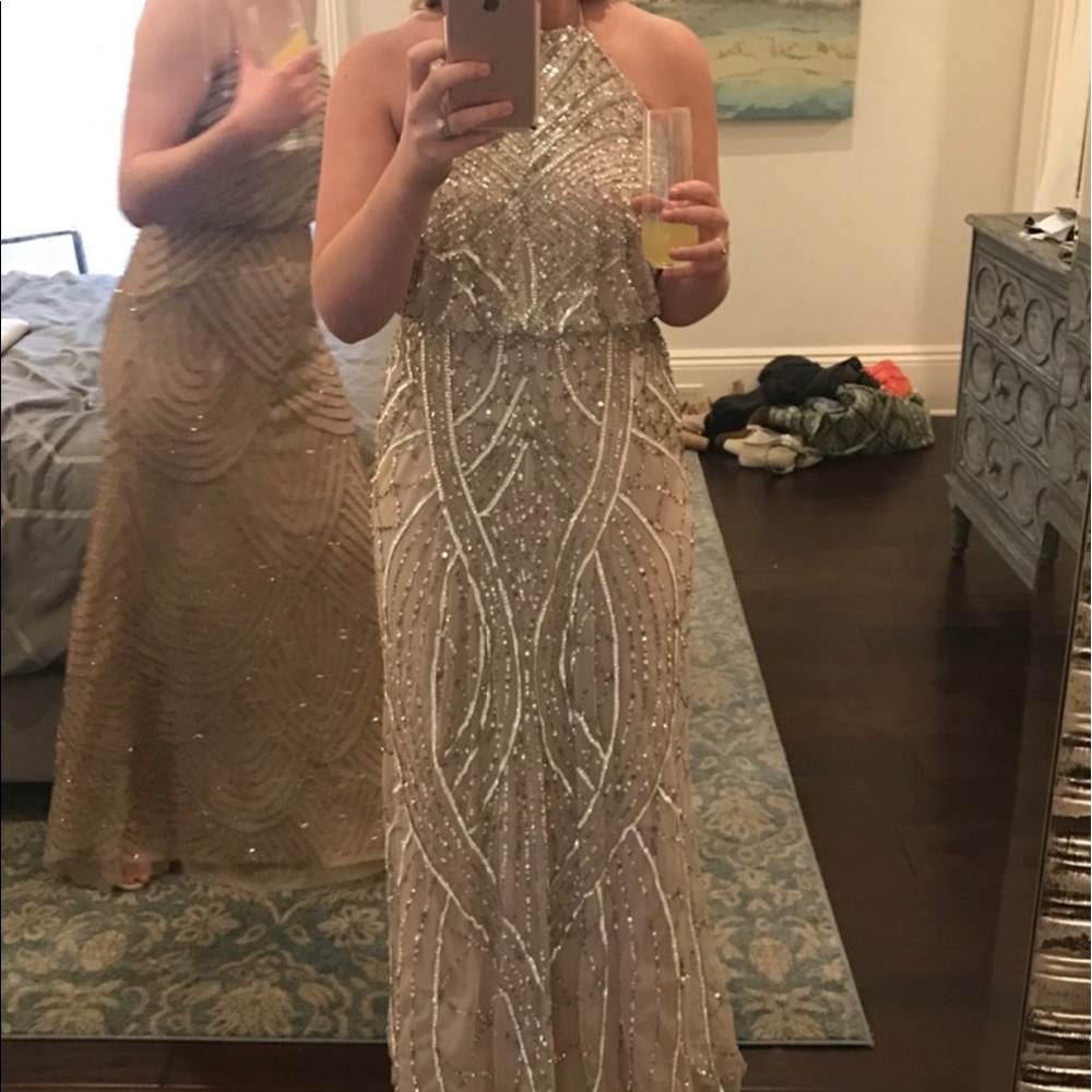 Adrianna papell dress.