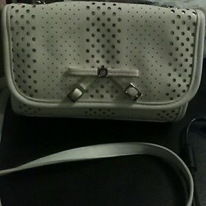 Jessica Simpson white crossbag purse