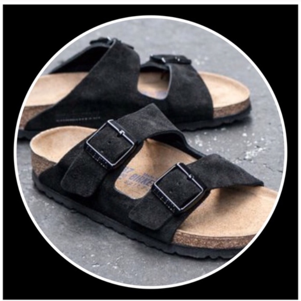 [SOLD] Birkenstock Arizona black suede 40