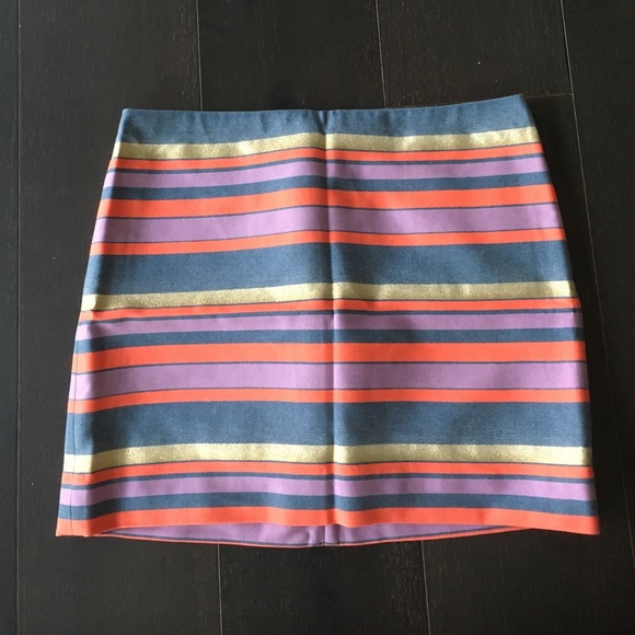 NWOT J. Crew Shiny-Stripe Mini - Picture 2 of 4