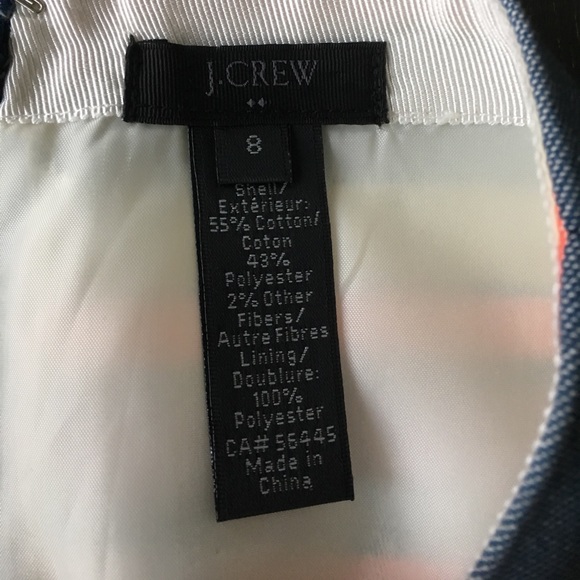 NWOT J. Crew Shiny-Stripe Mini - Picture 4 of 4