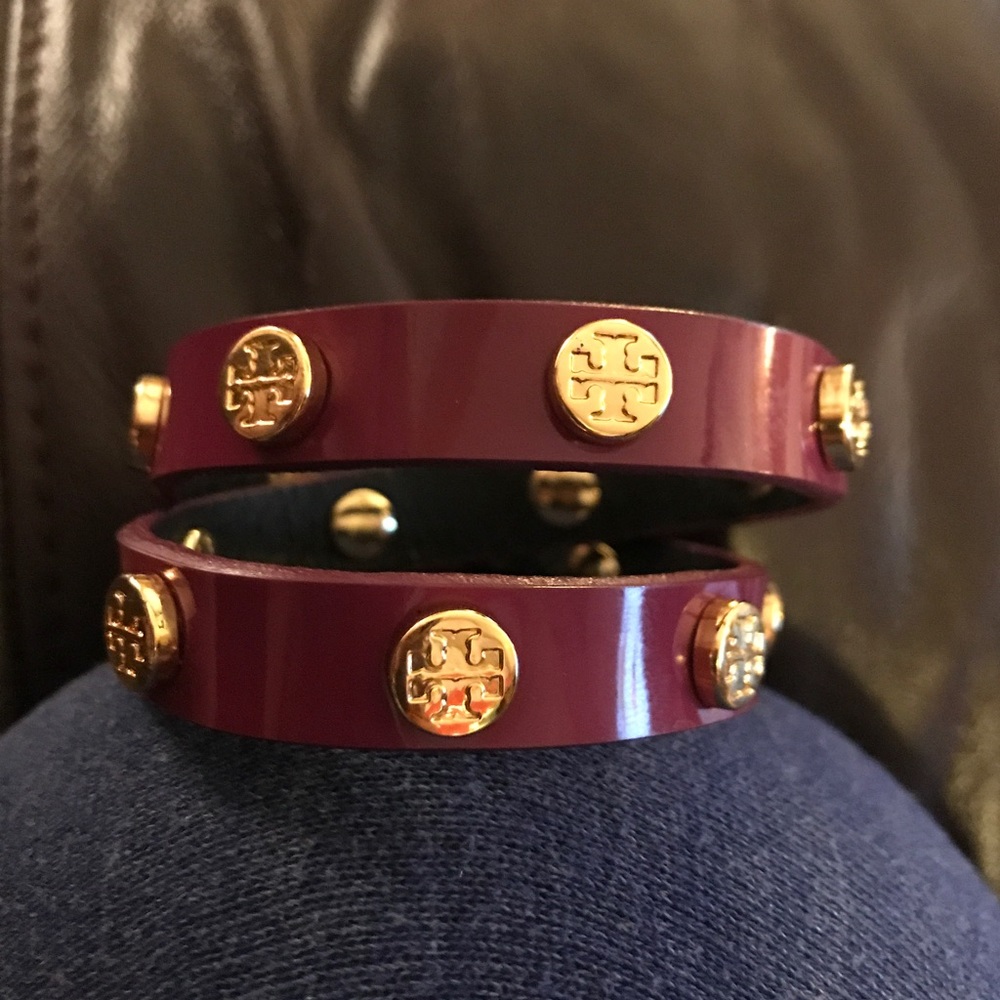 Authentic Tory Burch Bracelet/ Makeup Bag Bundle