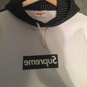 Supreme cdg box logo black