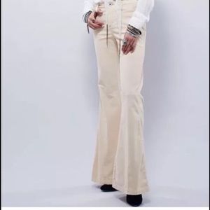 Free People Jolene Hip Hugger Corduroy Flare Pants
