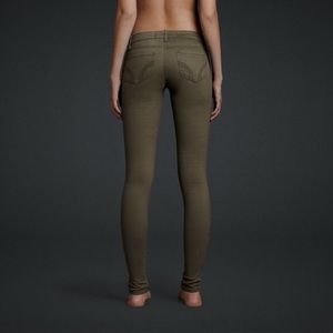Hollister Olive Jeggings
