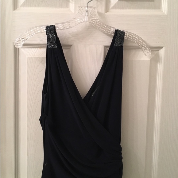 Navy Blue Prom Dress - Picture 2 of 4