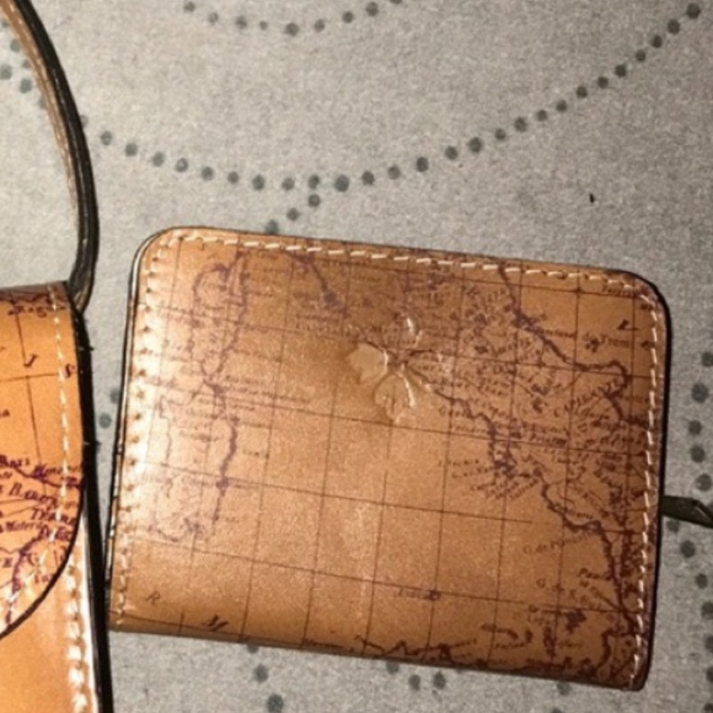 Patricia Nash world map wallet