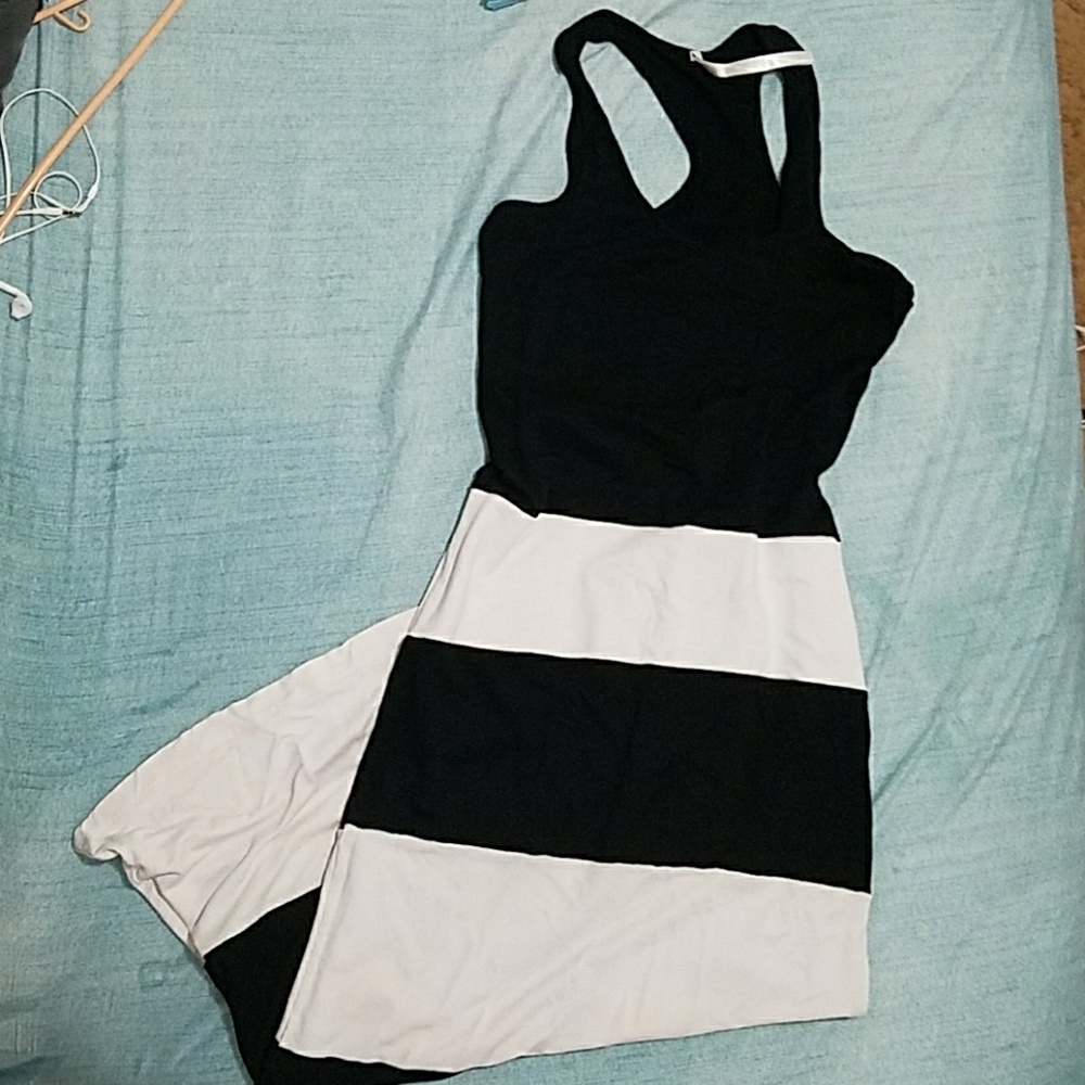 Razor back tank dress