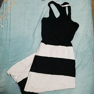 Razor back tank dress