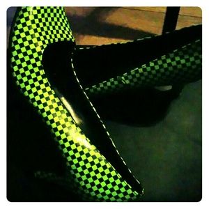 Neon Mean Green Pumps