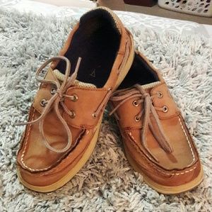 Dark Brown Boy's Sperry Top Sider (Size 4.5Y)
