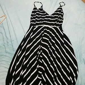 Low back summer dress