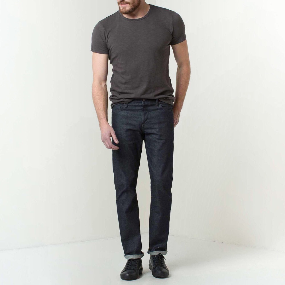 DSTLD Men's Jeans Straight Raw