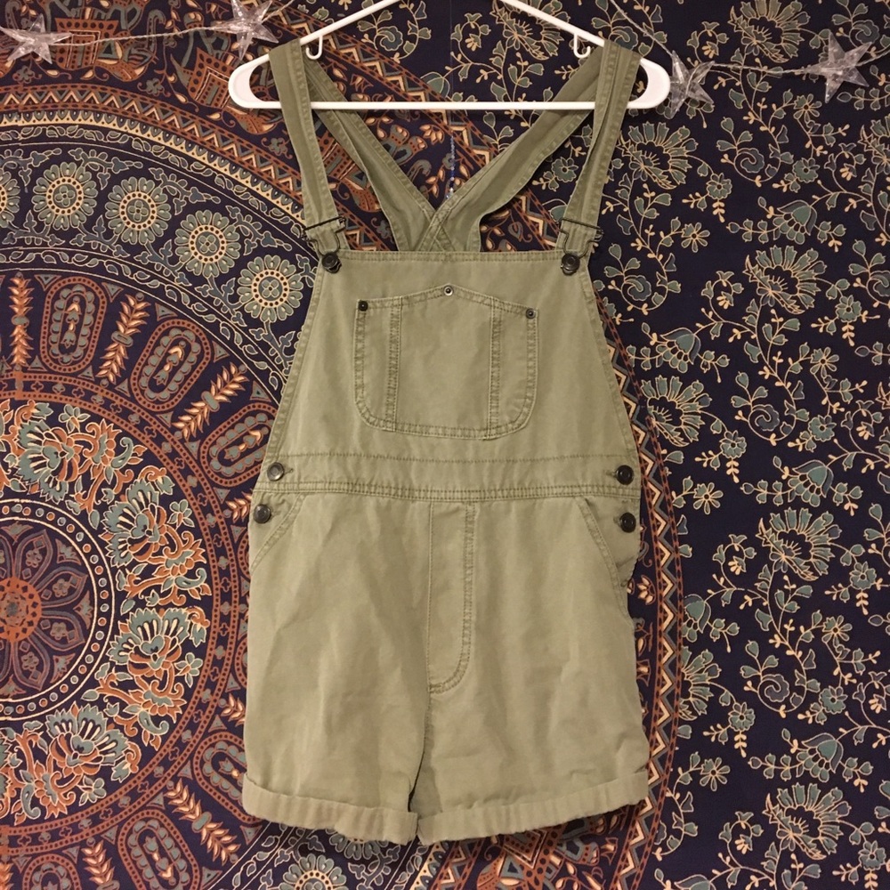 Brandy melville green overalls