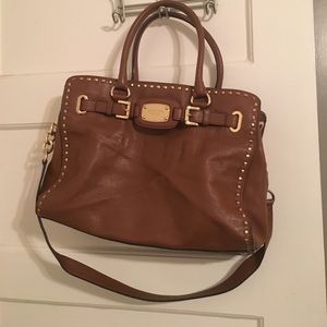 Brown Leather Michael Kors Handbag